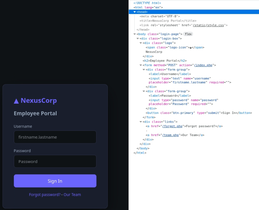 Home page