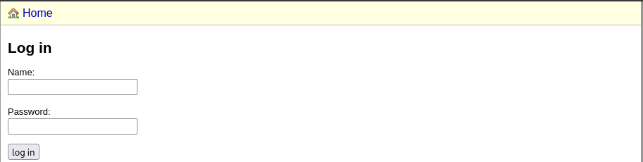 Login form
