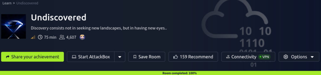 Room completed